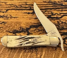 🔥2001 CASE XX V61953L Vintage Bone Russlock Pocket Knife Very Nice No Box 