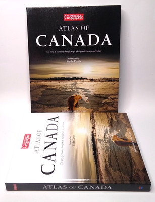 Canadian Geographic Atlas of Canada Coffee Table Book, Glossy Art Slip Cover