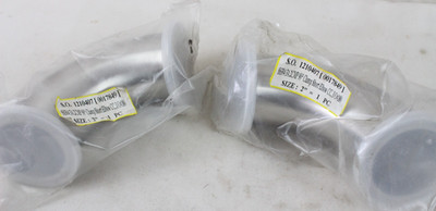 2 Sealed Kent 90 Degree Clamp Short Elbow - 2'' SS304 3A 2CMP 1210407 0017849
