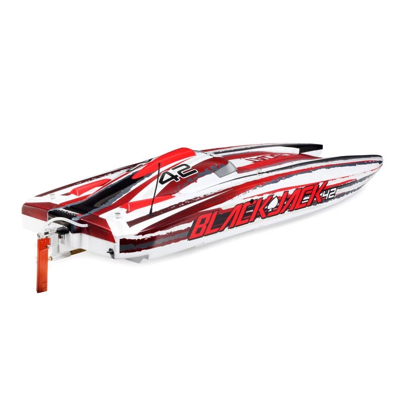 Pro Boat PRB08043T2 Blackjack 42" 8S Brushless Catamaran RTR Boat White/Red - Image 4 of 4