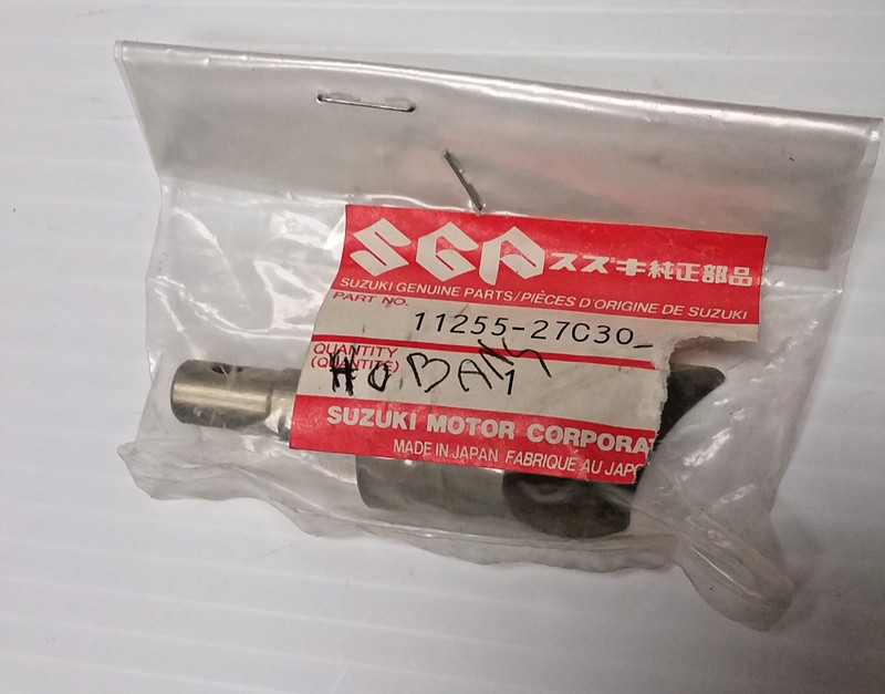 SUZUKI RM125 LEFT HAND EXHAUST POWER VALVE 11255-27C30 OLD STOCK IN PACKAGE