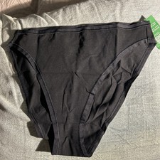 Gap Organic Stretch Cotton Bikini Women Size S New Black 2 Pair