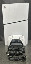 Sony PlayStation 5 Slim Digital Edition 1TB White Console W/Controller + Cords