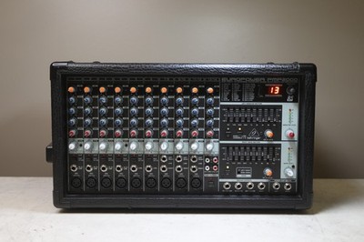 Behringer EUROPOWER PMP2000 14-Channel 800W Powered Mixer PA Amp POWER ON
