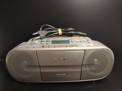 SONY tragbarer CD Player - Radio, CD, Kassette MP3 - CFD-S03CPL CD-R/RW Playback