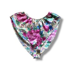 Vintage Victoria  s Secret Gold Label Floral Satin Pantie Women  s Size Small