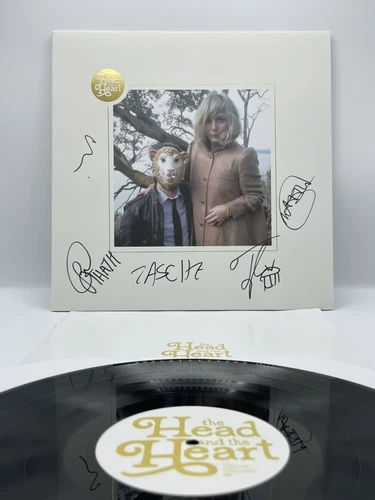 New The Head and the Heart SIGNED S/T Vinyl Autographed Record LP Light Mirage