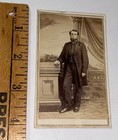 Rare Antique ID'd American Carpenter Andrew J. Cook Westfield, MA CDV Photo 1862 — photo 5