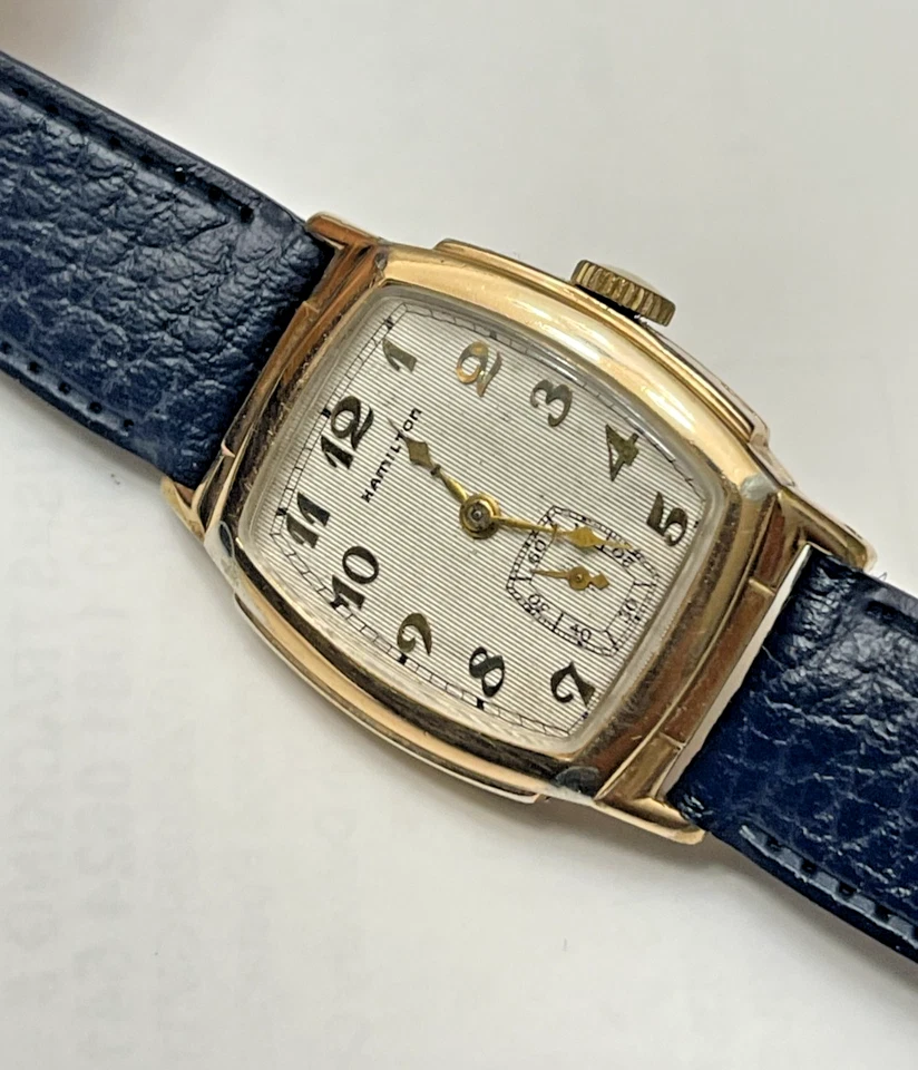 Винтажные мужские часы 1930-х Hamilton 987-E с механизмом - Изображение 2 из 4