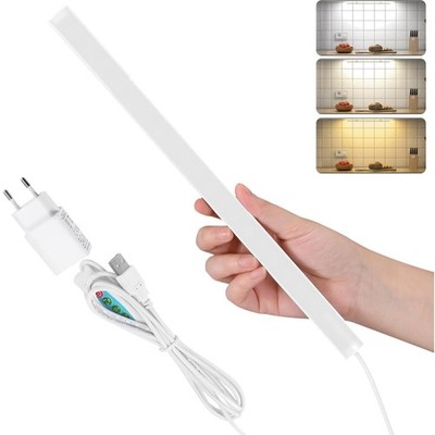 LED Lichtleiste, dimmbar, 3 Lichtfarben, Küchenschrank, USB, Magnet, 2m Kabel