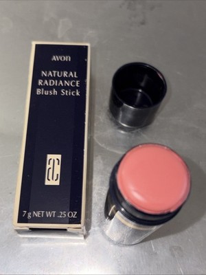 Vintage NOS New Avon Split second blush stick- Moon roses .25 Oz