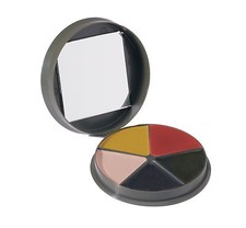 GI Type Camouflage Face Paint - 5 Colors - Compact Includes Mirror
