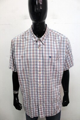 Timberland Hemd Herren Größe 3XL Mehrfarbig Aus Baumwolle Shirt Logo Mann