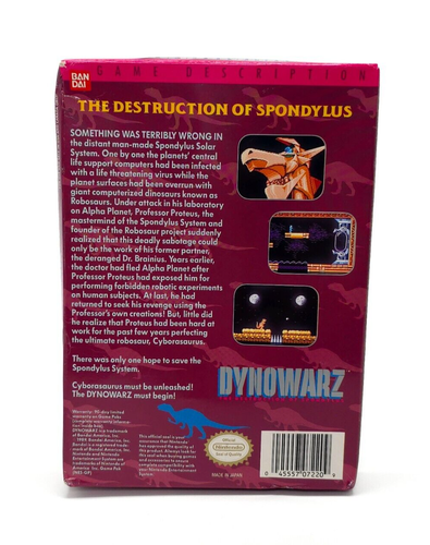 Dynowarz Nintendo NES USA - Bild 3 von 13