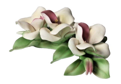 Porcelain Flower Bouquet Fine Craft Hand Decorated