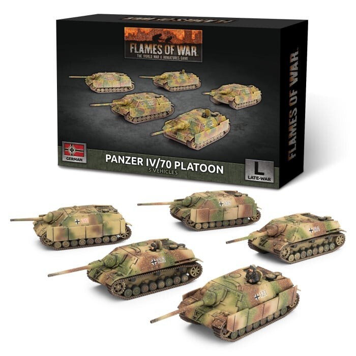 German Panzer IV/70 Platoon - Late-War - Brand New - Flames of War