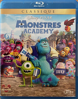 MONSTERS ACADEMY FRANZÖSISCHE AUSGABE NR. 107 BLU-RAY SEHR GUTER ZUSTAND