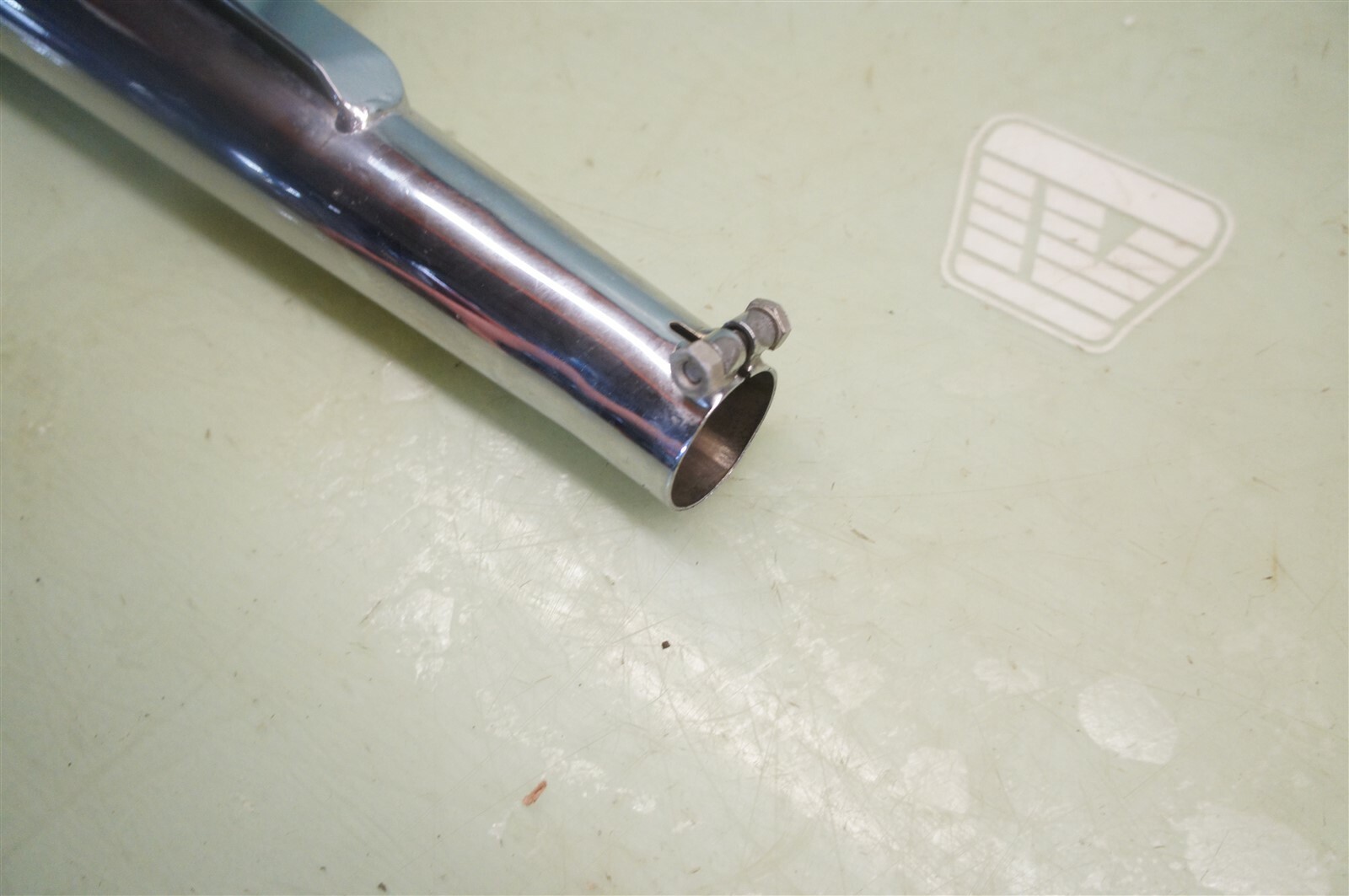 MCM Cocktail Shaker Exhaust Pipe Muffler Triumph BSA Honda 1 1/2 *2505