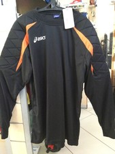 Completo Da Portiere Asics Imbottito Modello Sweat Shot Colore Nero Arancio