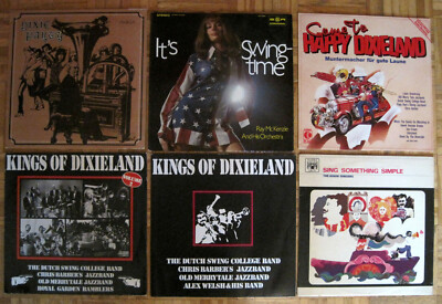JAZZ & DIXI Konvolut | 6 Lp's ADAMS Singers, Ray McKENZIE u.a | Guter Zustand