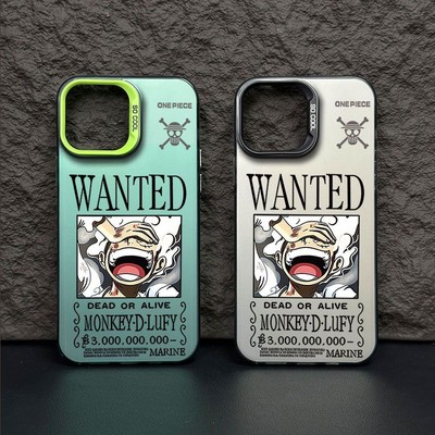 One Piece Luffy Für iPhone 11 12 13 14 15 16 Pro Case Hülle Schutzhülle Cover