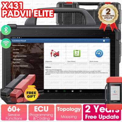 2025 LAUNCH X431 PAD VII ELITE & BST360 Car Heavy Duty Truck Diagnostic Scanner