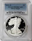 2011 W PROOF AMERICAN SILVER EAGLE $1 DOLLAR 1 OZ COIN PCGS PR 70 DCAM