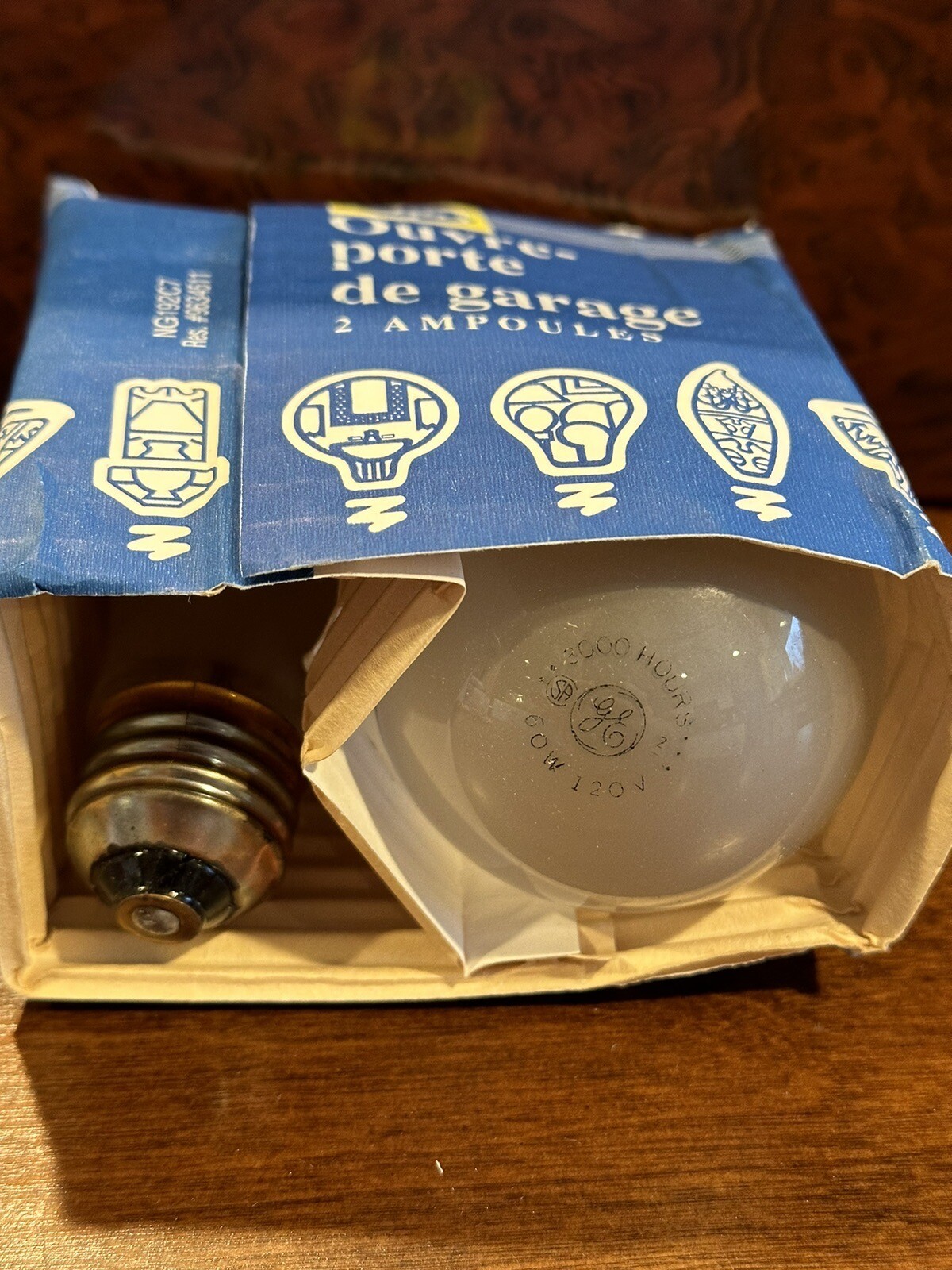 GE Vibration Resistant Garage Door Opener 60 Watt Light Bulbs