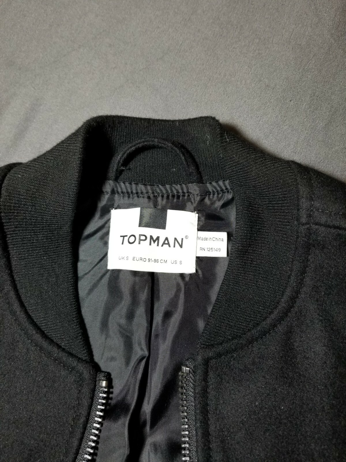 Topman Mens Longline Bomber Jacket Winter Coa… Gem