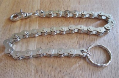 Geldbörsenkette 120 Cm Flach Aus Metall – Silberfarbener Sicherheitsriemen Für Handtaschen & Clutches