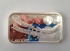 1975 E.J. Aleo & Co Reach For Peace EJA-16 Silver Art Bar P1774