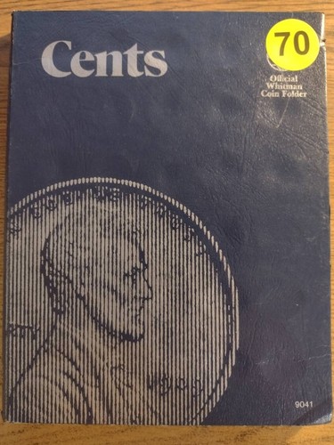 "BLANK" BEGINNING LINCOLN CENT - COIN FOLDER - USED ***SHIPS FREE***  #70