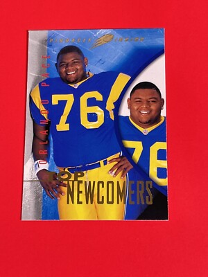 1997 Pinnacle Inside Orlando Pace RC #123 Top Newcomers Rams Ohio State