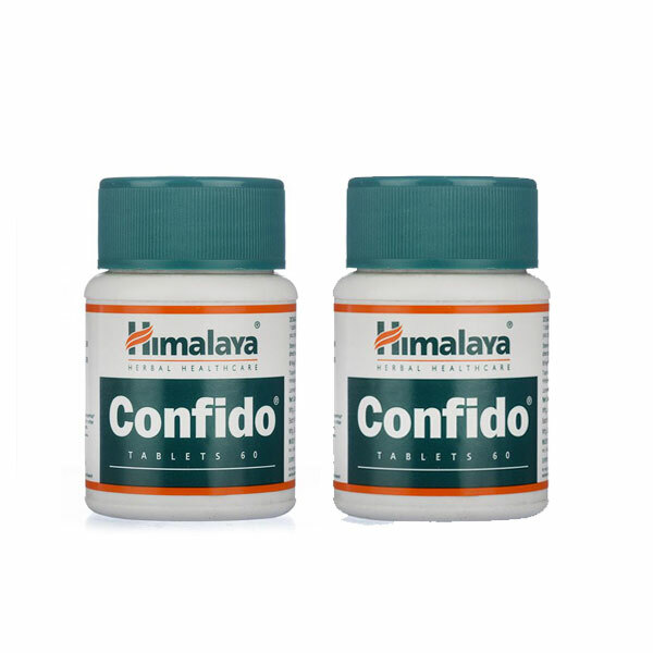 Confido 2 Box FRESH NEW Himalaya 120 TABLETS ORGANIC MEN'S HEALTHS CARE