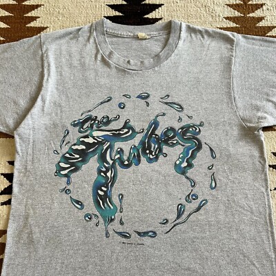 Vintage 80s 1983 The Tubes  Inside Outside  Concert Tour Band Tshirt Sz M - Grey