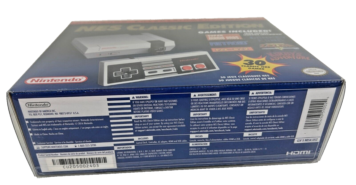 Classic Edition Nes Mini Game Console Usa Brand New 30 In 1 - Foto 11