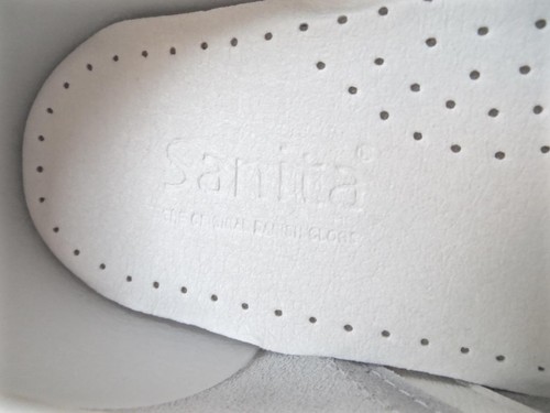 New NIB Sanita Clean White Celina Patent Leather Professional Clog Shoes 39 9 - Picture 7 of 9