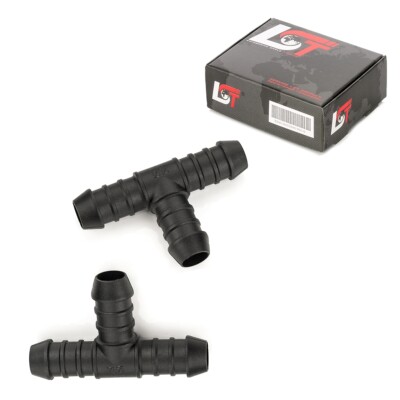 T-Schlauchverbinder 14x14x14 Mm – PA GF30, Schwarz – Wählbar 1,2,3,5 Oder 10 Stück – Für 14mm Innendurchmesser