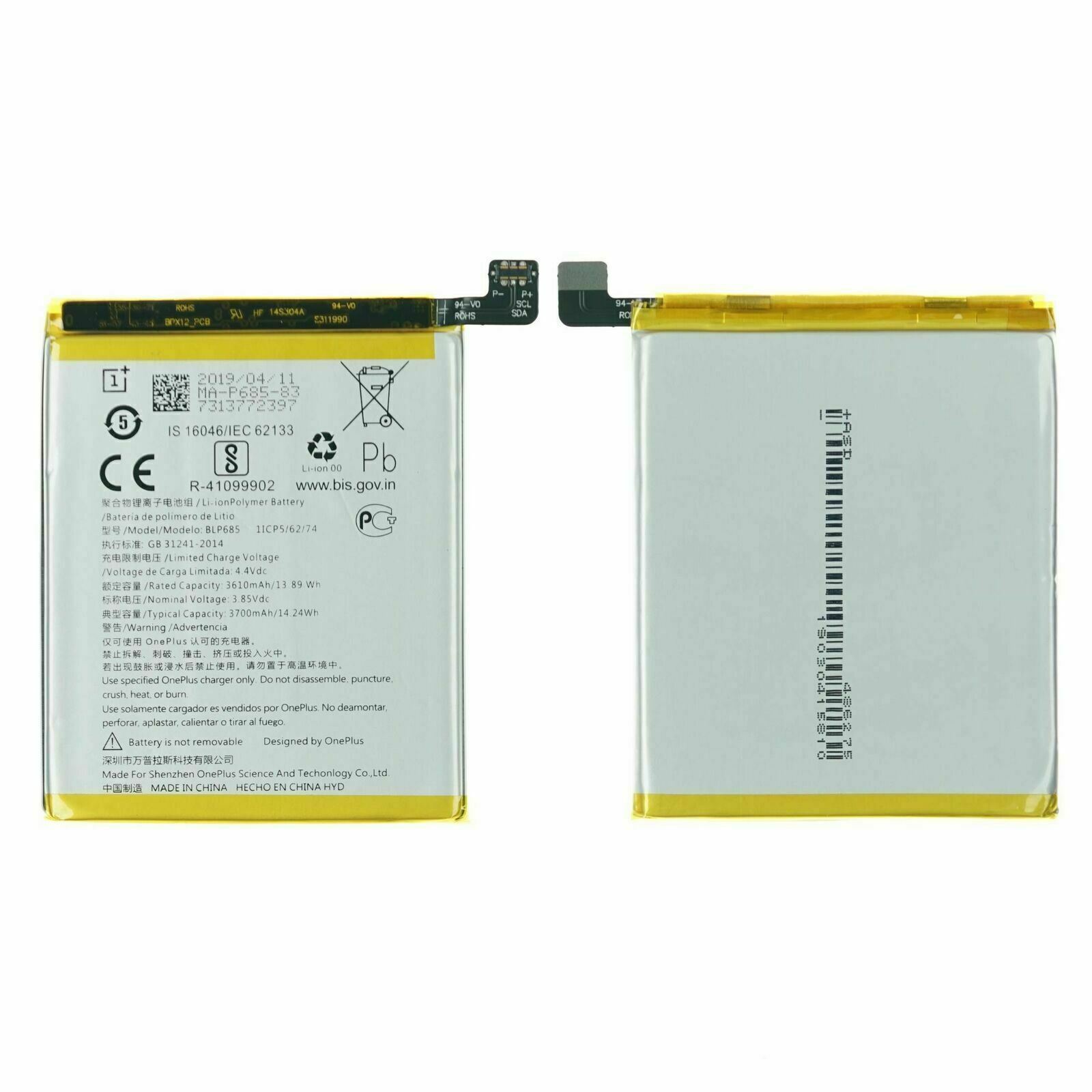 Audiosystem BATTERIA PER ONEPLUS 6T A6010 A6013