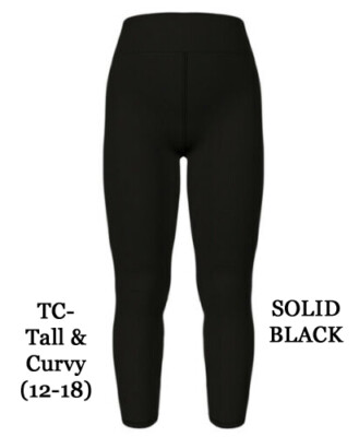TC LuLaRoe ~ SOLID BLACK ~ Leggings 