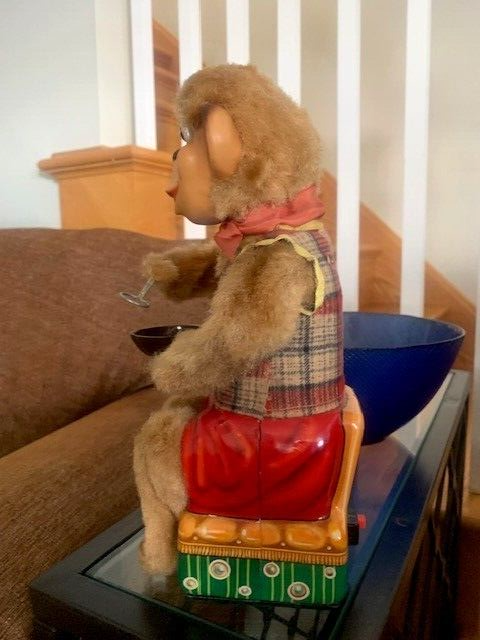 Bubble Blowing Monkey 1950's Japan Brand New in Original Box | eBay