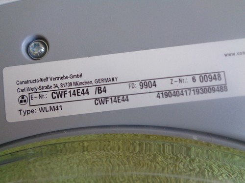 Constructa E-Nr.CWF14E44/B4 Type:WLM41,Druckwächter