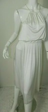 H by Halston Dress White Halter Halter Sexy White Party Dress Size 2
