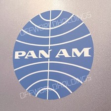PAN AM LOGO STICKER DECAL 1957-71 VINTAGE VERSION Pan American World Airways