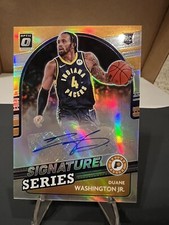 Duane Washington Jr 2021-22 Donruss Optic Rookie Auto Signature Series #SS-DWJ