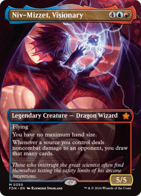 MTG - Niv-Mizzet, Visionary - Foundations - NM - EN - Foil
