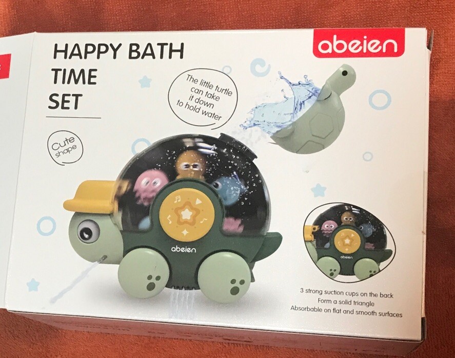 Abeien Baby Toys Happy Bath Time Turtle NEW in original pkg Fun