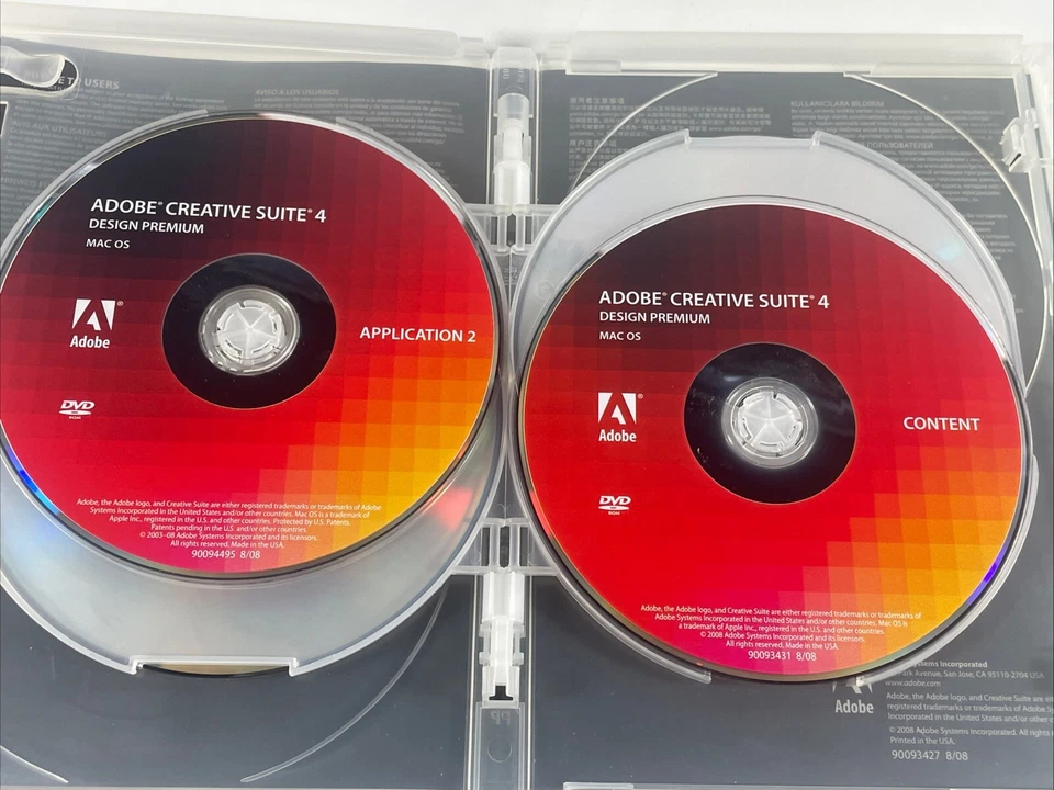 Adobe Creative Suite 4 CS4 Design Premium For MAC OS Full Retail DVD Version - Image 3 of 4