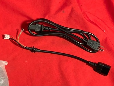 Dahua (2pc) Power Port & Cord Assembly for DHI-LM32-F200 Surveillance Monitor
