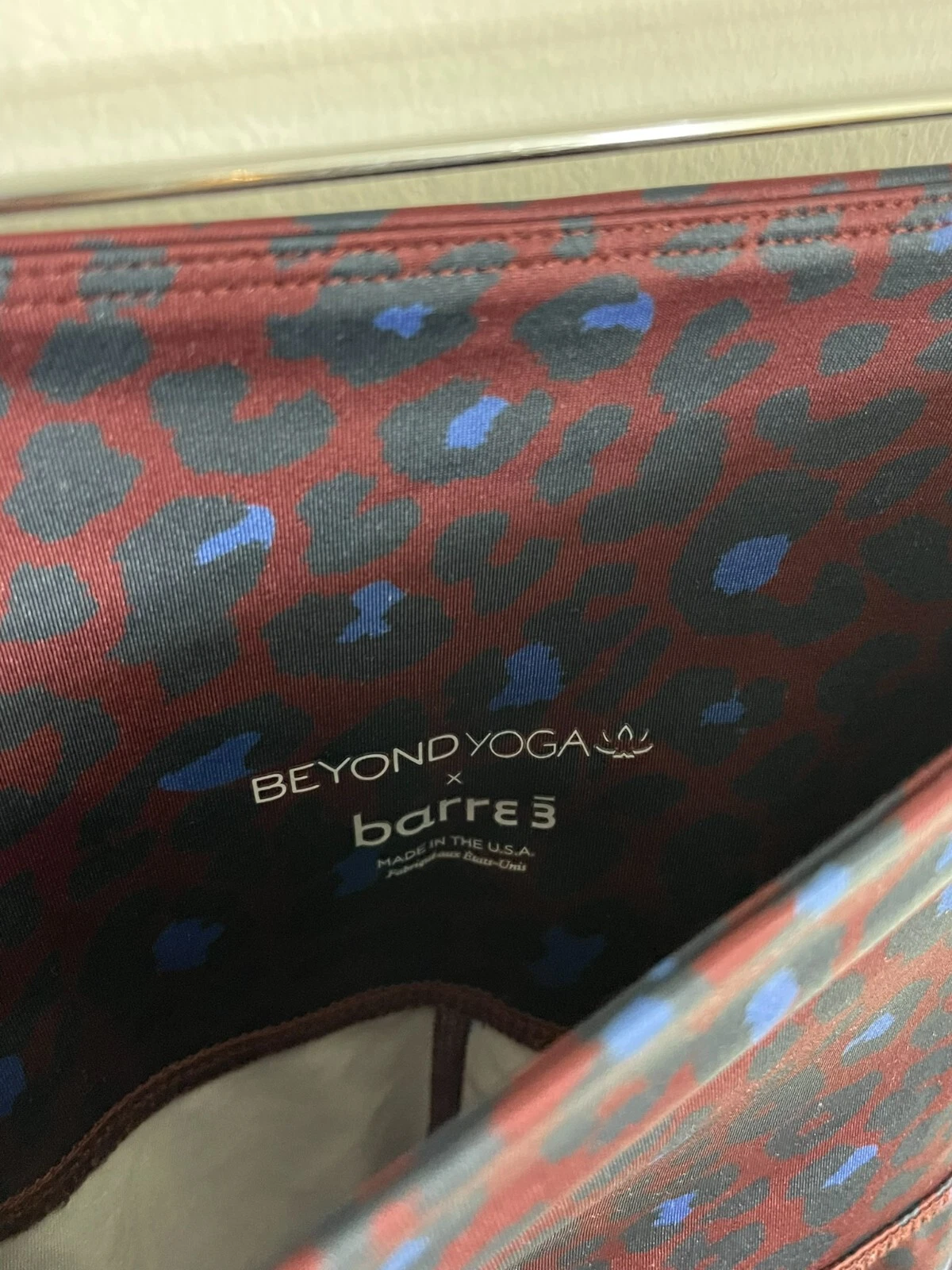 beyond-yoga high rise cheetah lux stretch pilates leggings